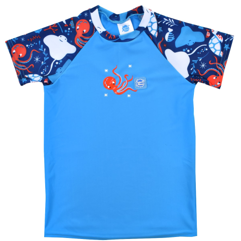 Short Sleeve Rash Top Under the Sea